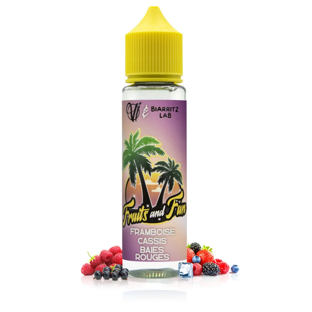 Fruits and Fun - Framboise Cassis Baies Rouges - Vape Institut & Biarritz Lab